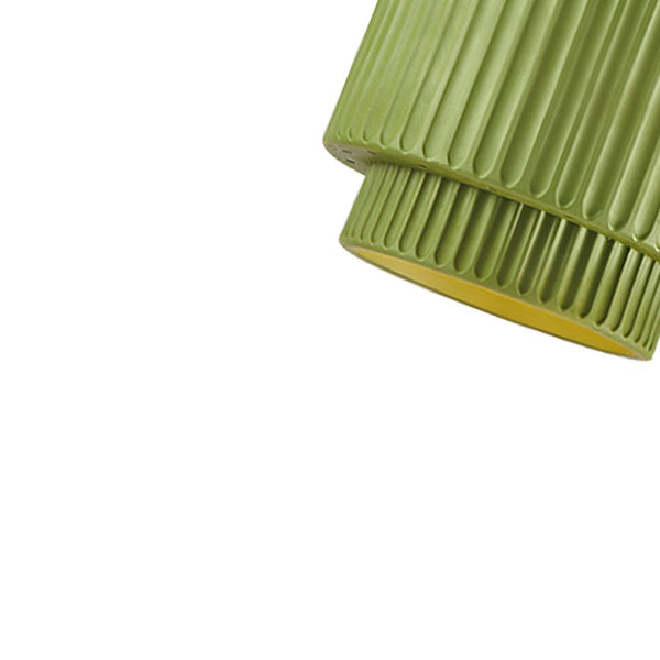 Thehouselights-Nordic Cream Style Layer Ceramic Pendant Light-Pendant-Green-