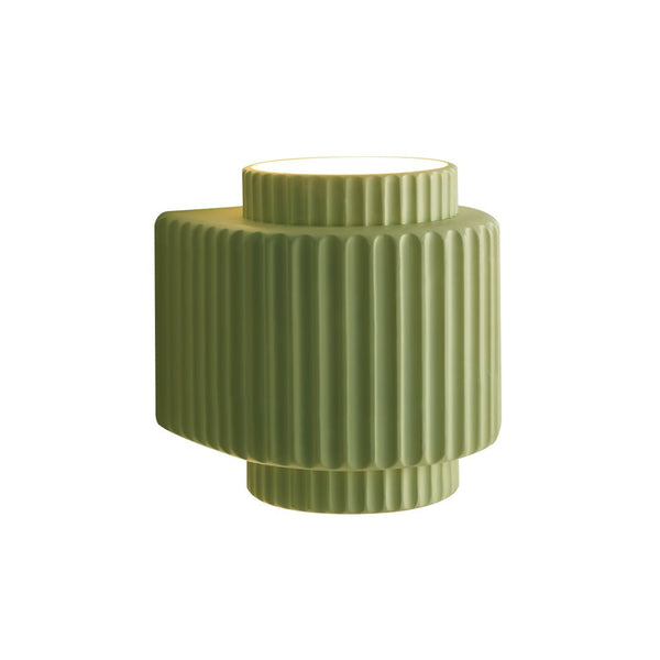 Thehouselights-Nordic Cream Style Layer Ceramic Wall Sconce-Wall Lights-Beige-