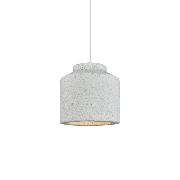Thehouselights-Nordic Earthen Jar Style Cylinder Pendant Light-Pendant-Dark Gray-