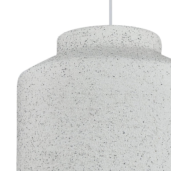 Thehouselights-Nordic Earthen Jar Style Cylinder Pendant Light-Pendant-Dark Gray-