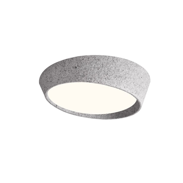 Thehouselights-Nordic Half Moon Shaped LED Flush Mount Ceiling Light-Ceiling Light-Dark Grey-