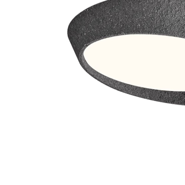 Thehouselights-Nordic Half Moon Shaped LED Flush Mount Ceiling Light-Ceiling Light-Dark Grey-