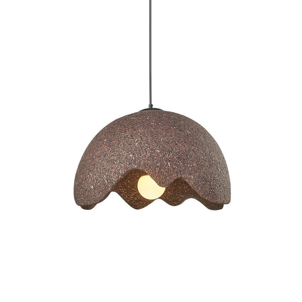 Thehouselights-Nordic Handmade Speckled Pendant Light-Pendant-Red-