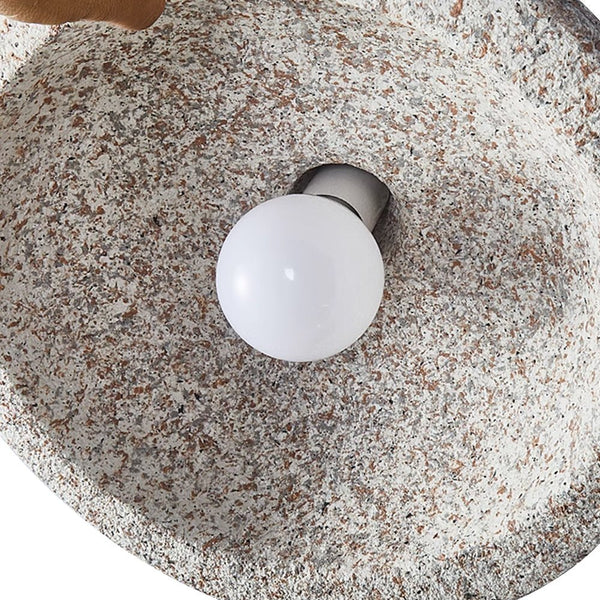 Thehouselights-Nordic Resin Tapered Bell Pendant Light-Pendant-Yellow-