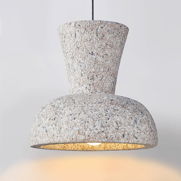 Thehouselights-Nordic Resin Tapered Bell Pendant Light-Pendant-Yellow-