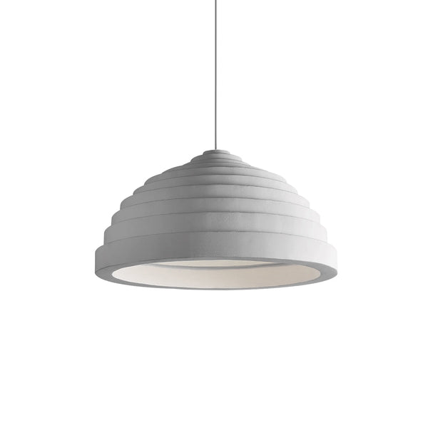 Thehouselights-Nordic Ribbed Bell-Shaped Tiered Pendant Light-Pendant-C-