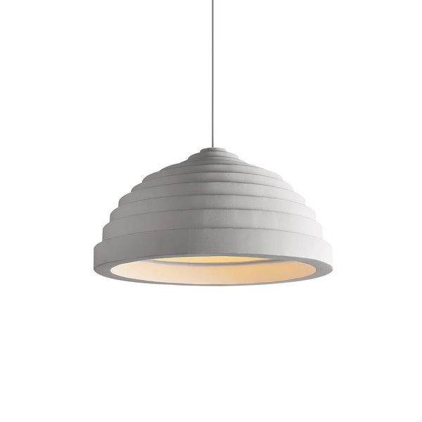 Thehouselights-Nordic Ribbed Bell-Shaped Tiered Pendant Light-Pendant-C-