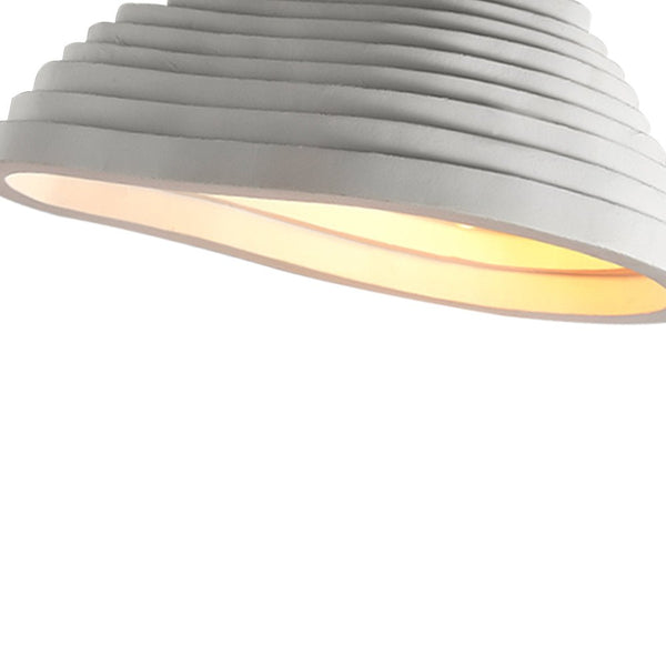 Thehouselights-Nordic Ribbed Bell-Shaped Tiered Pendant Light-Pendant-C-