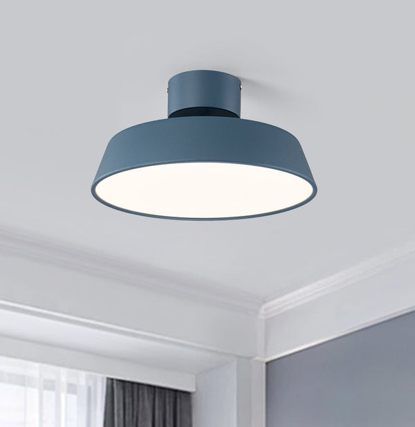 Thehouselights-Nordic Semi Flush Mount LED Light-Flush Mount-Green-