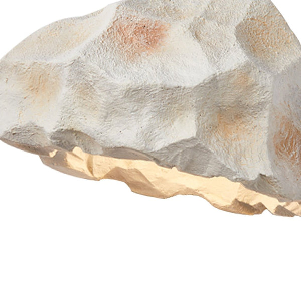 Thehouselights-Nordic Stone Rock Design Pendant Light-Pendant-Black-