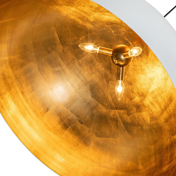 Thehouselights-Oversized Large Dome Pendant Light-Pendant-Black-60 cm.