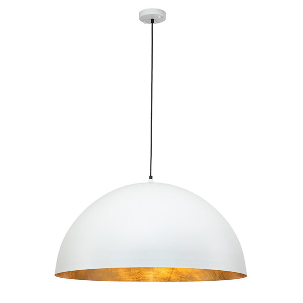 Thehouselights-Oversized Large Dome Pendant Light-Pendant-Black-60 cm.