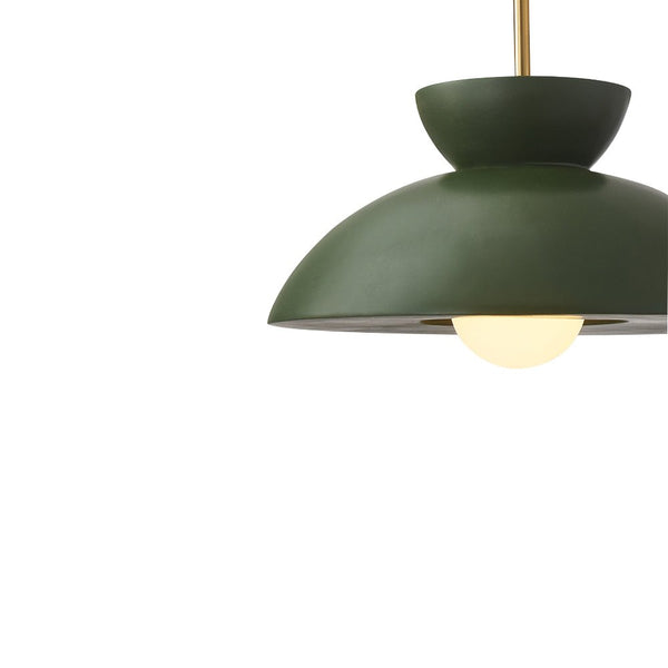 Thehouselights-Resin Dome Pendant Light-Pendant-Black-