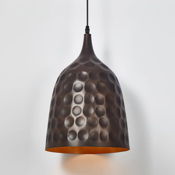 Thehouselights-Retro Cylindrical Steel Pendant Light-Pendant-Black-