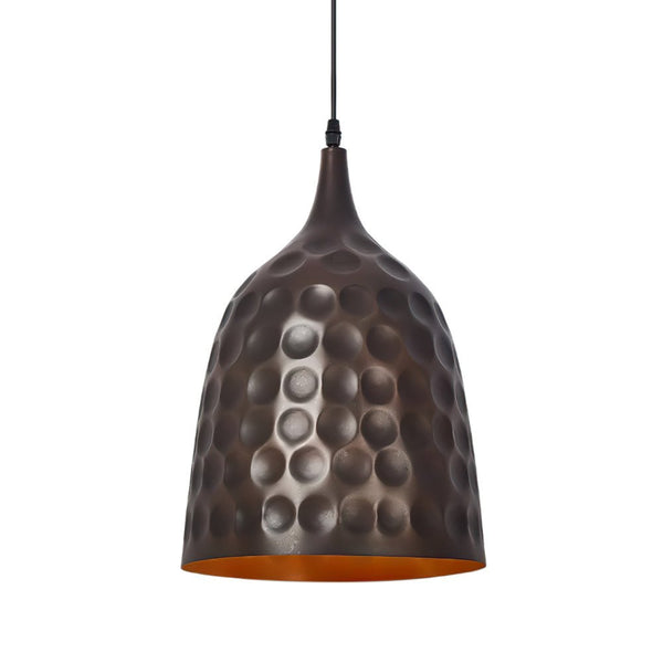 Thehouselights-Retro Cylindrical Steel Pendant Light-Pendant-Black-