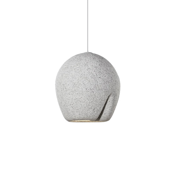 Thehouselights-Retro Wabi-Sabi Style Restaurant Pendant Light-Pendant-Light Gray-40 cm.