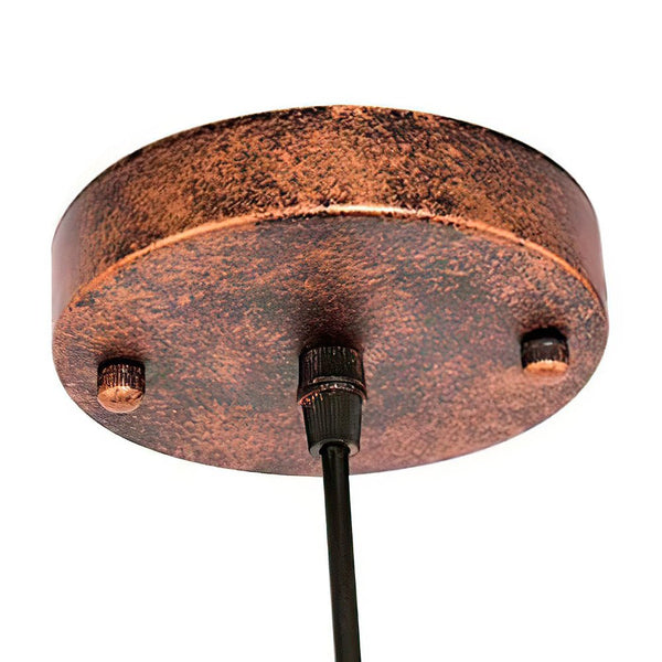 Thehouselights-Rustic Antique Copper Pendant Light-Pendant--