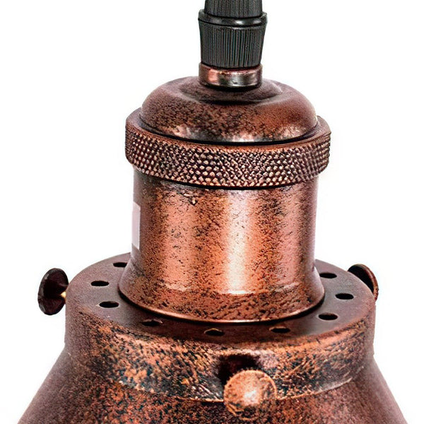 Thehouselights-Rustic Antique Copper Pendant Light-Pendant--