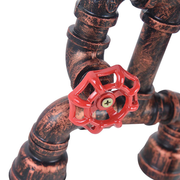 Thehouselights-Rusty Red Table Lamp-Table Lamp--
