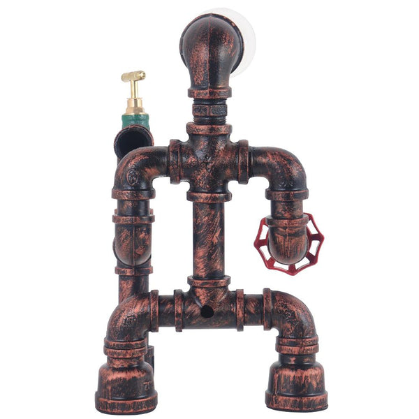 Thehouselights-Rusty Red Table Lamp-Table Lamp--