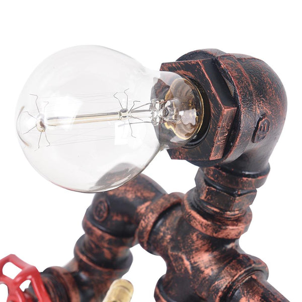Thehouselights-Rusty Red Table Lamp-Table Lamp--