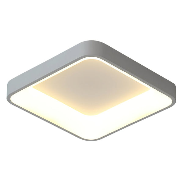 Thehouselights-Scandinavian Acrylic Flat LED Square Flush Mount-Ceiling Light-Cool White-