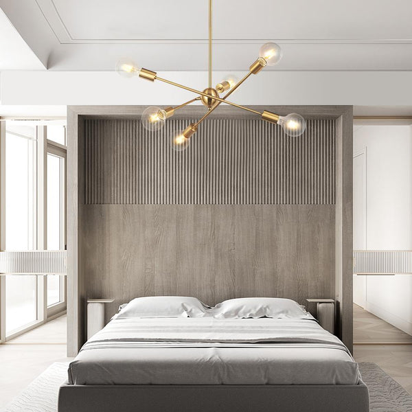 Thehouselights-Six Lights Sputnik Light Fixture-Chandelier--