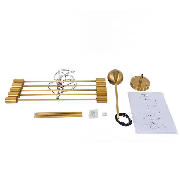 Thehouselights-Six Lights Sputnik Light Fixture-Chandelier--