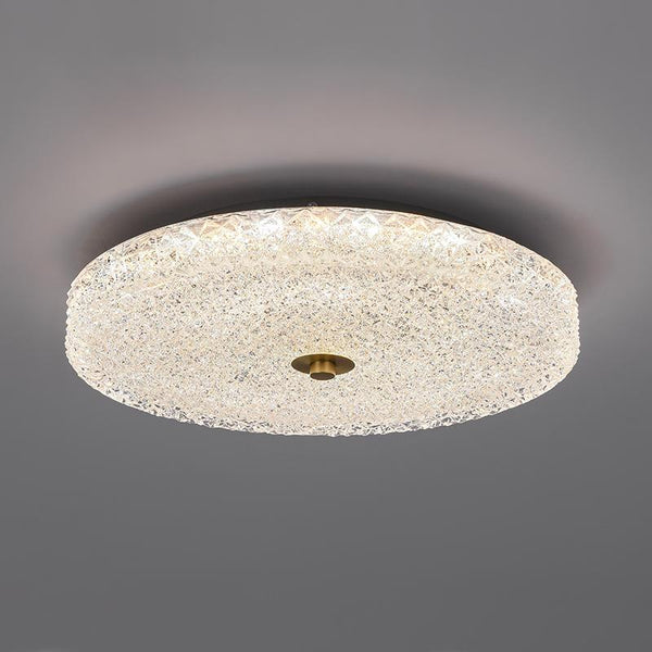 Thehouselights-Sparkle Glass LED Flush Mount-Ceiling Light--