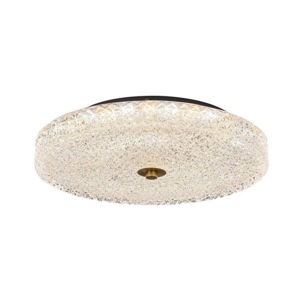 Thehouselights-Sparkle Glass LED Flush Mount-Ceiling Light--