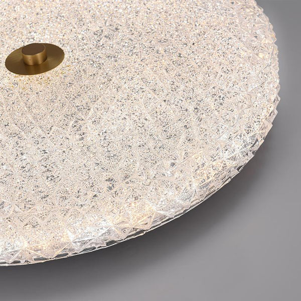 Thehouselights-Sparkle Glass LED Flush Mount-Ceiling Light--
