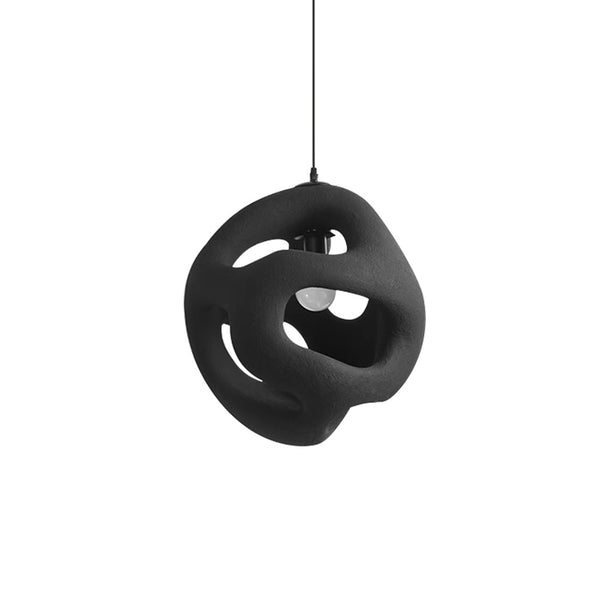 Thehouselights-Spherical Nordic Round Ball Lantern Pendant Light-Pendant-Black-