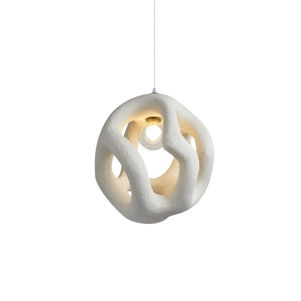 Thehouselights-Spherical Nordic Round Ball Lantern Pendant Light-Pendant-Black-