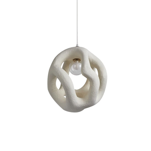 Thehouselights-Spherical Nordic Round Ball Lantern Pendant Light-Pendant-Black-