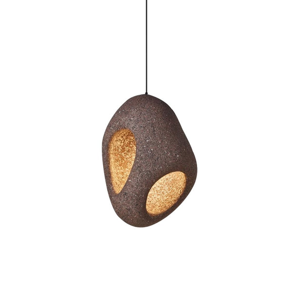 Thehouselights-Spots Eggshell Tone Pendant Light-Pendant-42 cm-Dark Red