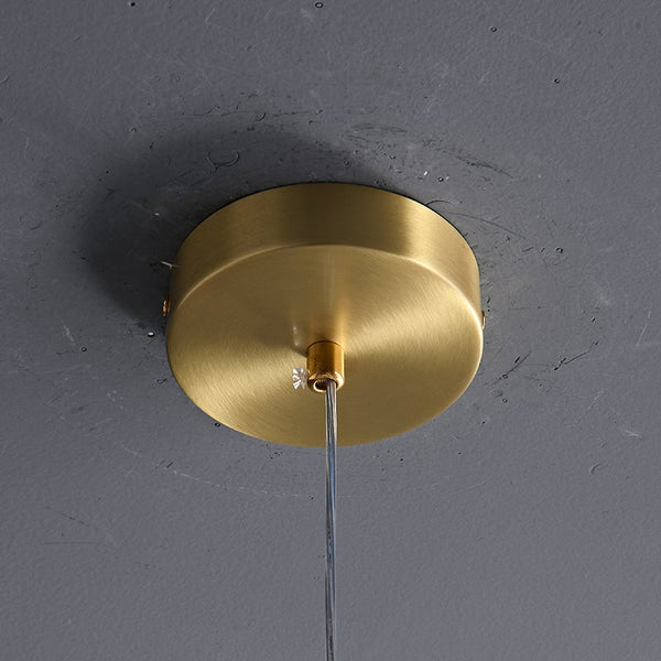 Thehouselights-Transmission Marble Stone Shade Pendant Light-Pendant--