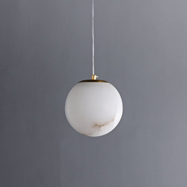 Thehouselights-Transmission Pendant Light in Marble Diffuser-Pendant--