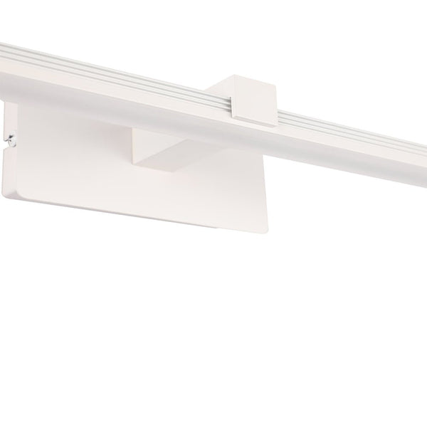 Thehouselights-Ultra-thin Bathroom Vanity Light Armed LED Wall Sconce in Brushed Black/White-Wall Lights-Black-80.5CM