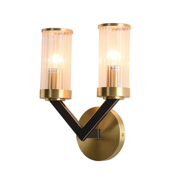 Thehouselights-V-shape Cylinder Creative Vanity Wall Sconce-Wall Lights--