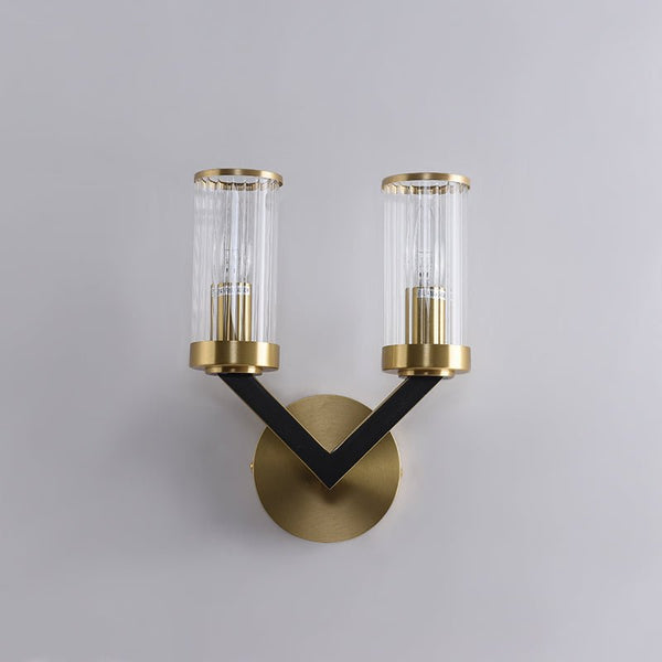 Thehouselights-V-shape Cylinder Creative Vanity Wall Sconce-Wall Lights--