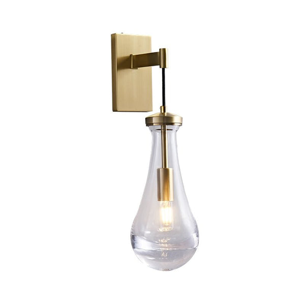 Thehouselights-Water Drop Glass Shade Wall Sconce-Wall Lights--