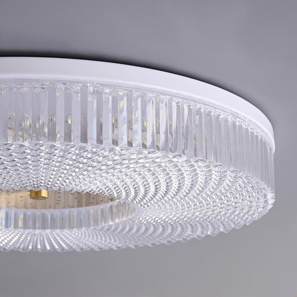 Thehouselights-White Acrylic LED Flush Mount Ceiling Lights-Ceiling Light--