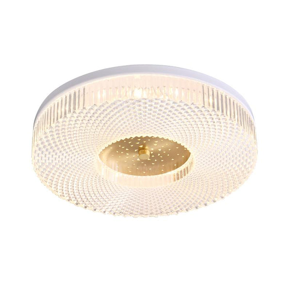Thehouselights-White Acrylic LED Flush Mount Ceiling Lights-Ceiling Light--