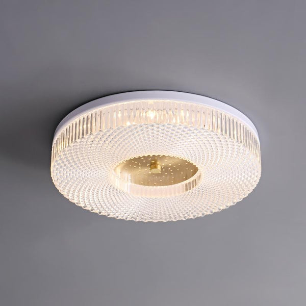Thehouselights-White Acrylic LED Flush Mount Ceiling Lights-Ceiling Light--